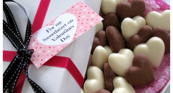 Box of Heart Shaped Chocolates Box of Heart Shaped Chocolates