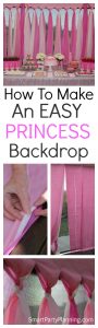 How To Make An Easy Princess Party Backdrop