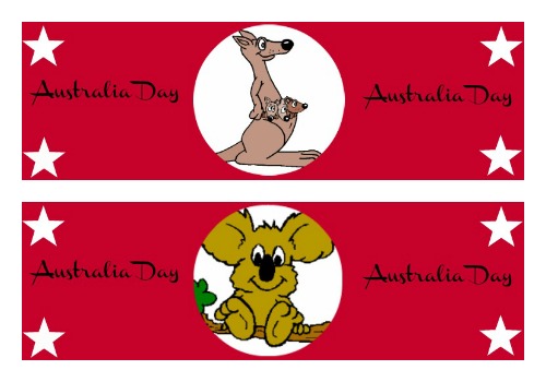 Australia Day Water Bottle Printables Australia Day Water Bottle Printables