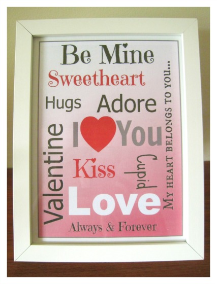 Subway art is a great way to decorate your home this Valentine's Day. A FREE printable makes for easy decoration or a wonderful gift. Subway art is a great way to decorate your home this Valentine's Day. A FREE printable makes for easy decoration or a wonderful gift.