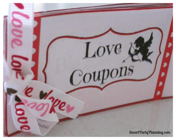 Treat someone you love with this set of love coupons. Ready made coupons and blank ones for you to be creative. It's an awesome gift for Valentine's Day. Treat someone you love with this set of love coupons. Ready made coupons and blank ones for you to be creative. It's an awesome gift for Valentine's Day.
