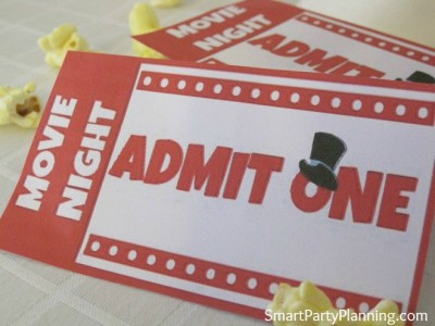 how to plan a romantic movie night with free printables