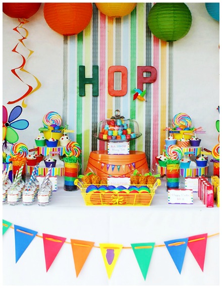 Rainbow party ideas Easter theme Rainbow party ideas Easter theme