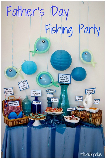 Fishing Fathers Day Party Fishing Fathers Day Party