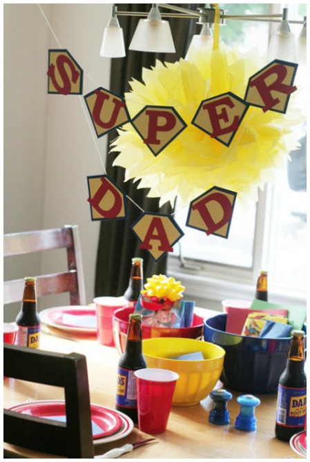 Super Dad Party Theme Super Dad Party Theme