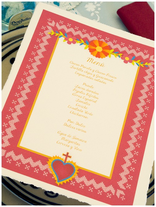 Mexican Menu Mexican Menu