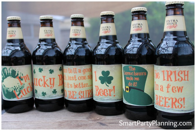 St Patrick's Day Beer Labels St Patrick's Day Beer Labels