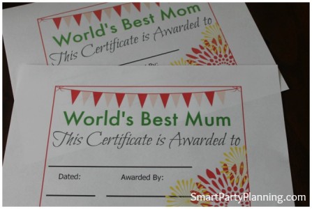 Awesome Free Printable Mother's Day Certificate For The Best Mom