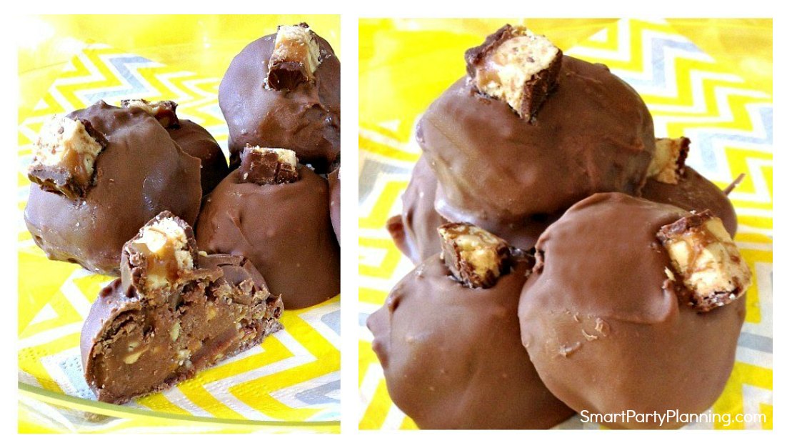 The Most Amazing Cheesecake Snickers Truffle Recipe