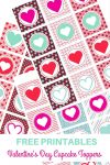 Heart Cupcake Toppers For Valentine's Day