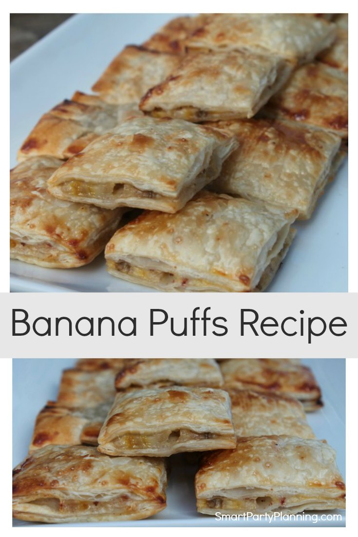 Banana Puffs Recipe An easy banana puffs recipe that the kids are going to love. These homemade banana puffs are crispy on the outside, soft on the inside and oh so delicious. Add peanut butter, chocolate or Nutella for an extra delicious treat.