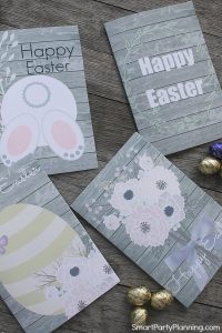 4 printable Easter cards
