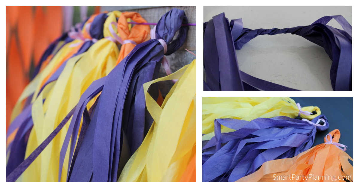 How To Make A Tissue Paper Garland The Easy Way