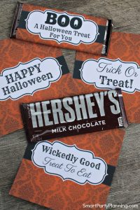 Free Halloween Candy Bar Wrappers that will be a Huge Hit