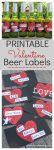 Valentines Day Beer Labels: The Perfect Gift Your Man Will Love