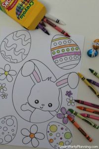 Easter Bunny Coloring Sheets