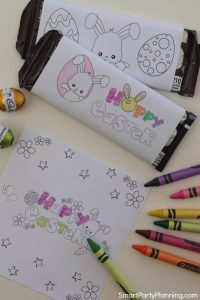 Printable candy bar wrappers for Easter