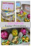 Egg Carton Easter Printables The Kids Will Love