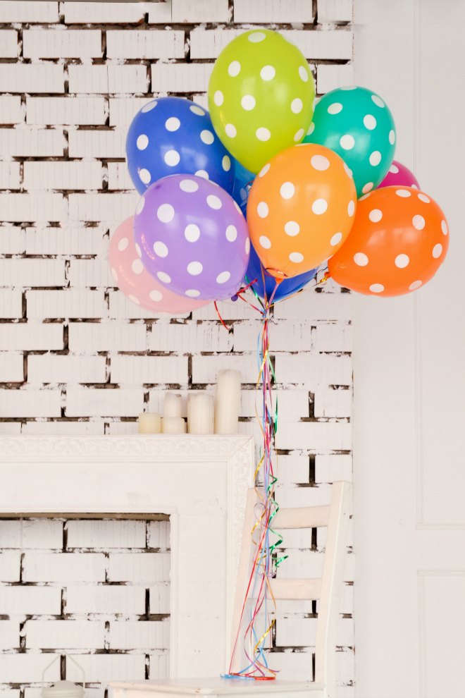 Isolation Birthday balloons Isolation Birthday balloons
