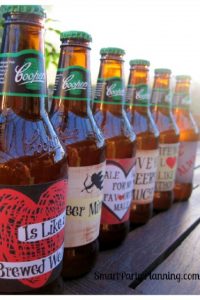 Valentines beer labels