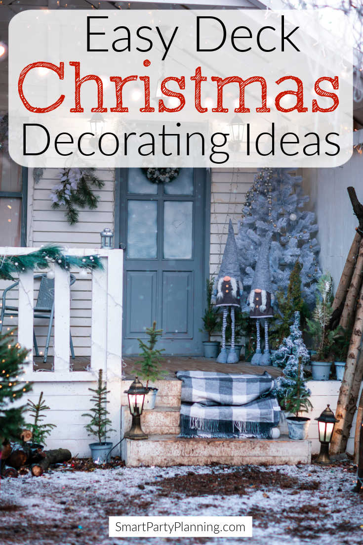 Selection of deck Christmas decorating ideas that will help prepare for the holiday season. The front porch will bring holiday cheer not only to your own family and friends but to the entire neighbourhood.