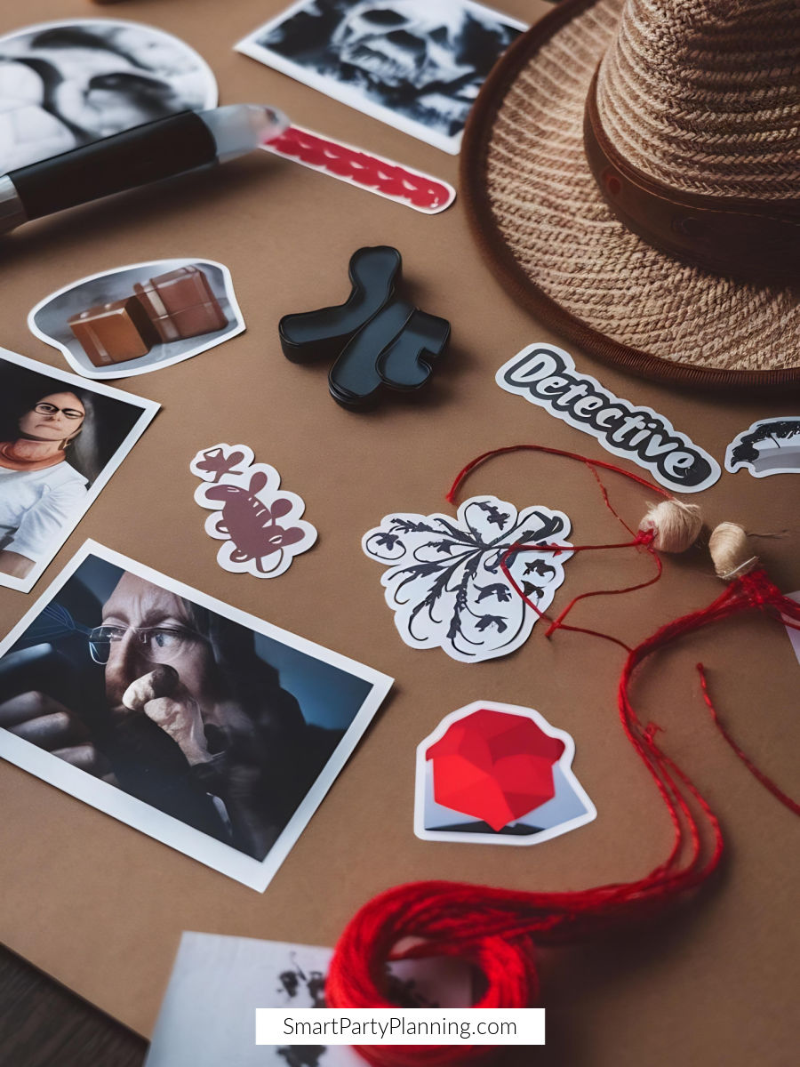 Clues for a murder mystery party Clues for a murder mystery party